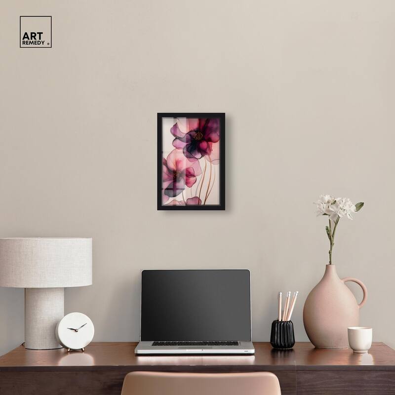 Velvet Verse III Shadowbox by Art Remedy
