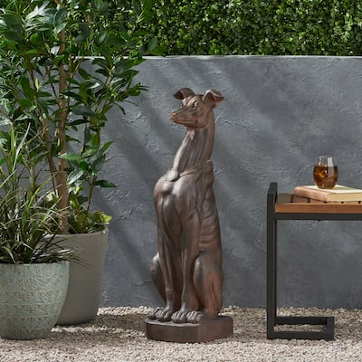 Brandbury Greyhound Dog Statue by Christopher Knight Home