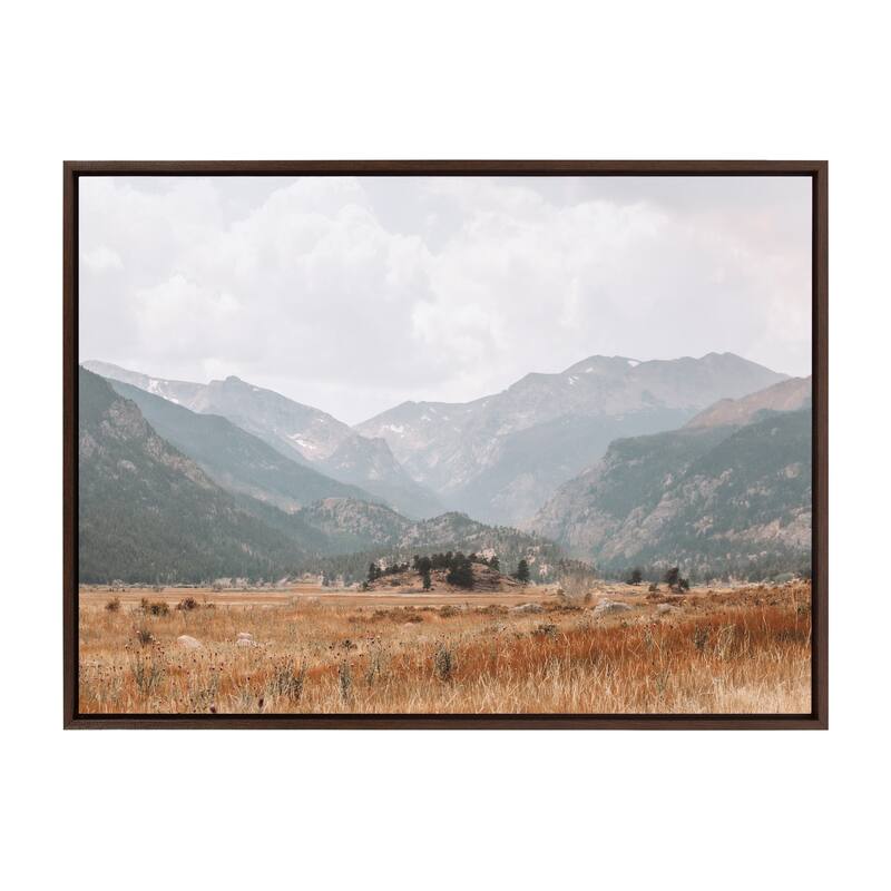 Kate and Laurel Sylvie AA Wanderings Framed Canvas by Alicia Abla