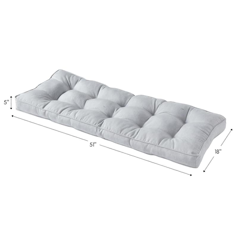 Sunbrella 51 x 18 in. Outdoor Bench Cushion