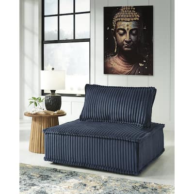 Signature Design by Ashley Bales Blue Accent Chair - 39"W x 39"D x 28"H