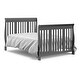 preview thumbnail 45 of 56, Storkcraft Portofino 4-in-1 Convertible Crib and Changer - Convenient Storage Solution, 3 Spacious Drawers and 3 Open Shelves