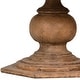 preview thumbnail 5 of 4, Nico 59-inch Round Reclaimed Pine Antique Natural Carved Pedestal Dining Table