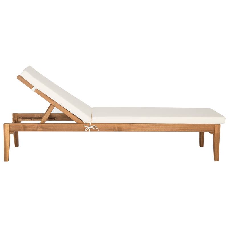 SAFAVIEH Outdoor Kicki Chaise Lounge Chair - 24Wx74Dx15H