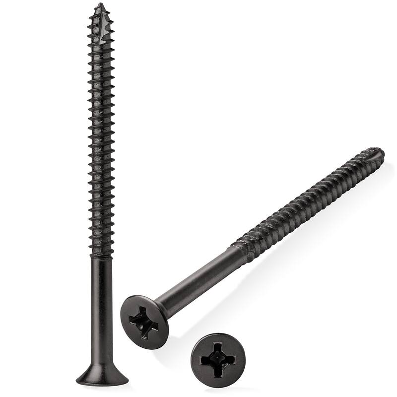 Wood Screws 9 x 3in for Door Hinges 25 pack