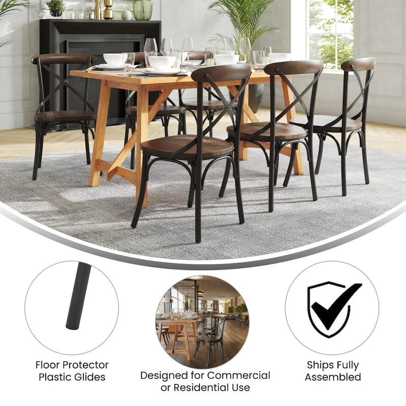 Advantage X-back Chair with Metal Bracing