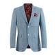 preview thumbnail 12 of 11, Elie Balleh Boys' Slim Fit Classic Mélange Jacket L/14-16 - Baby blue