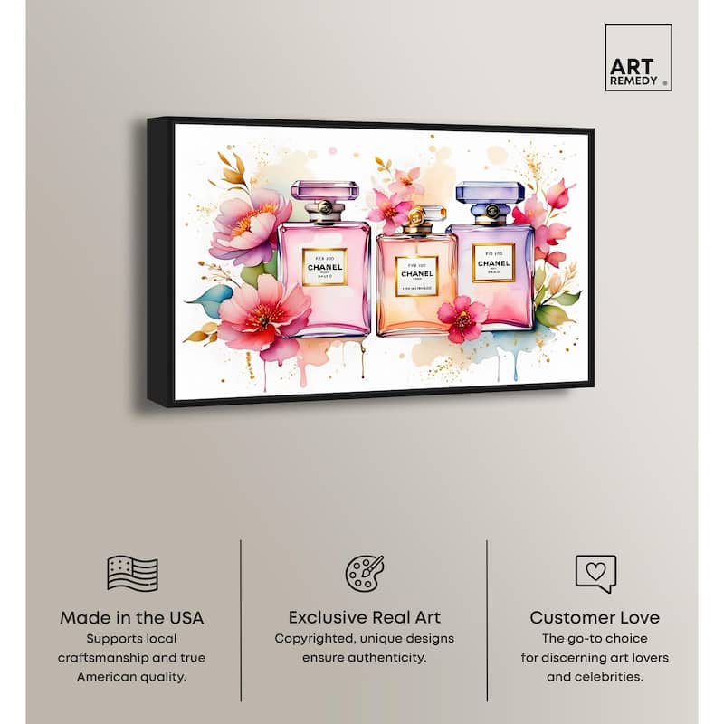 Floral Fragrance Canvas by Art Remedy