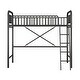 preview thumbnail 7 of 6, Metal Loft Bed with Innovative Space Saving Design (Twin Size)
