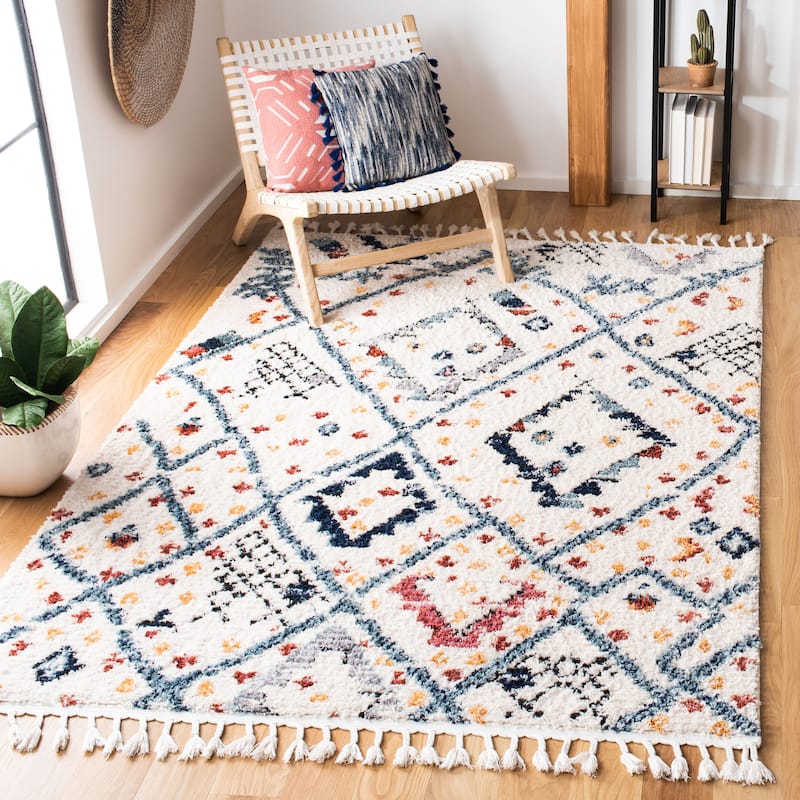 SAFAVIEH Morocco Jacqueline Tribal Rug - 6' x 9' - Ivory/Multi