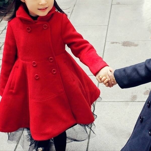 Shop Children Wear Winter Coat High Quality Korean Girls Long Coat