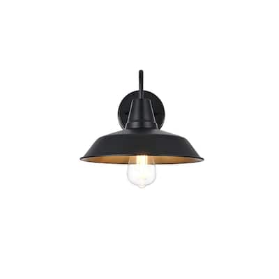 Magnus Outdoor Wall sconce in Black