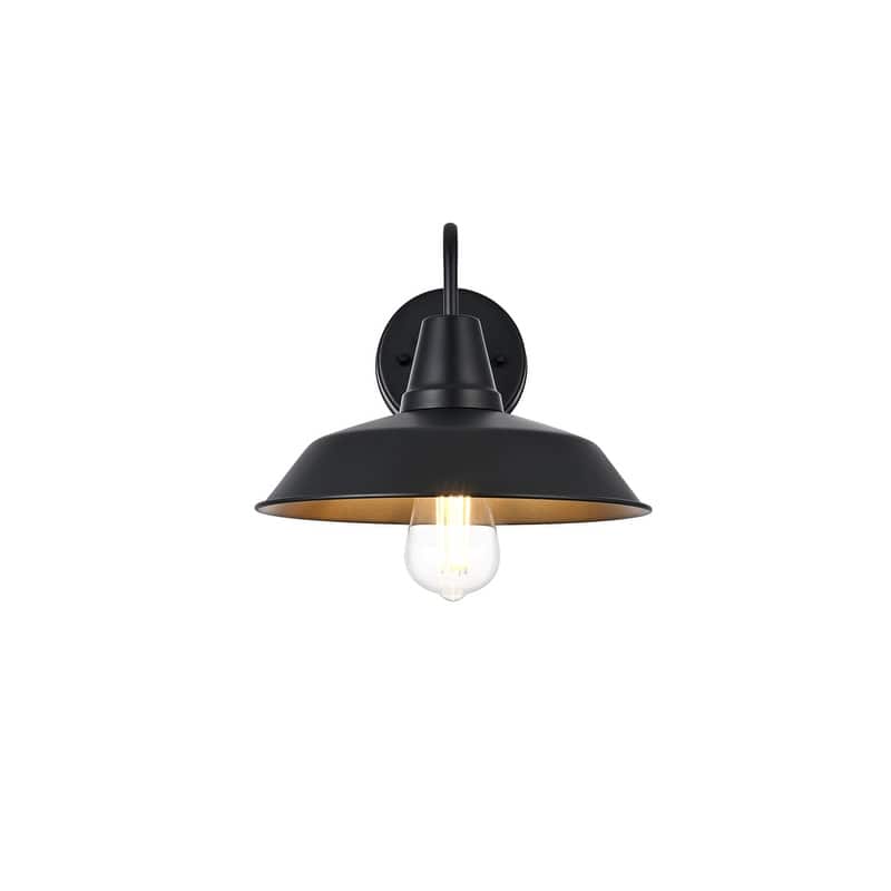 Magnus Outdoor Wall sconce in Black