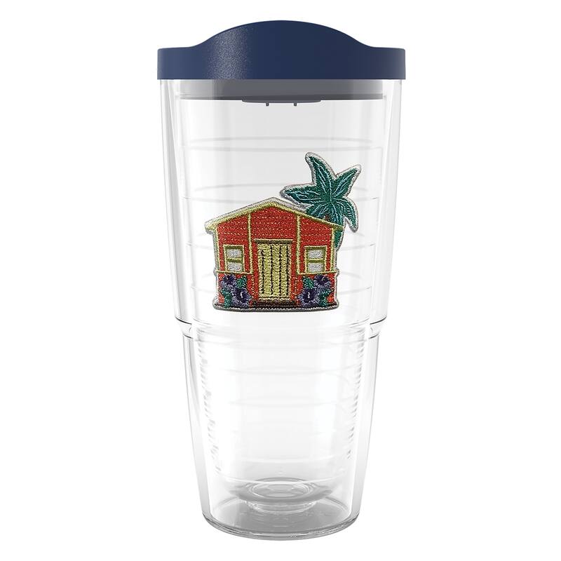 Tervis Beach House Retreat Collection Made in USA Double Walled Insulated Travel Tumbler, Daiquiri House - 24oz