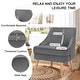 preview thumbnail 21 of 34, Costway Accent Chair Velvet Upholstered Single Sofa with Rubber Wood - 27'' x 25'' x 30''