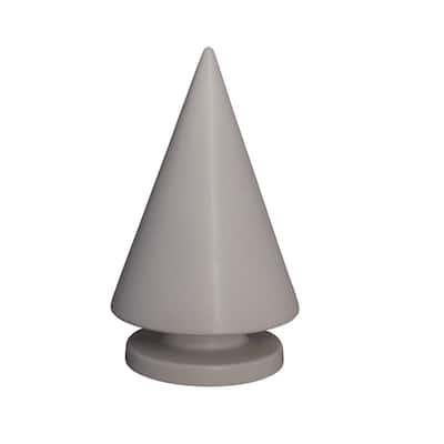 Christmas Tree Tabletop Figurine - 9.5" - Gray