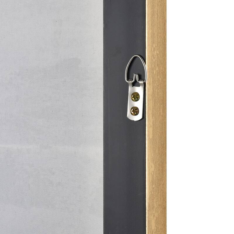 Elk Home Jones Sound Gray Fabric 47.25 Inch Wide Wall Art