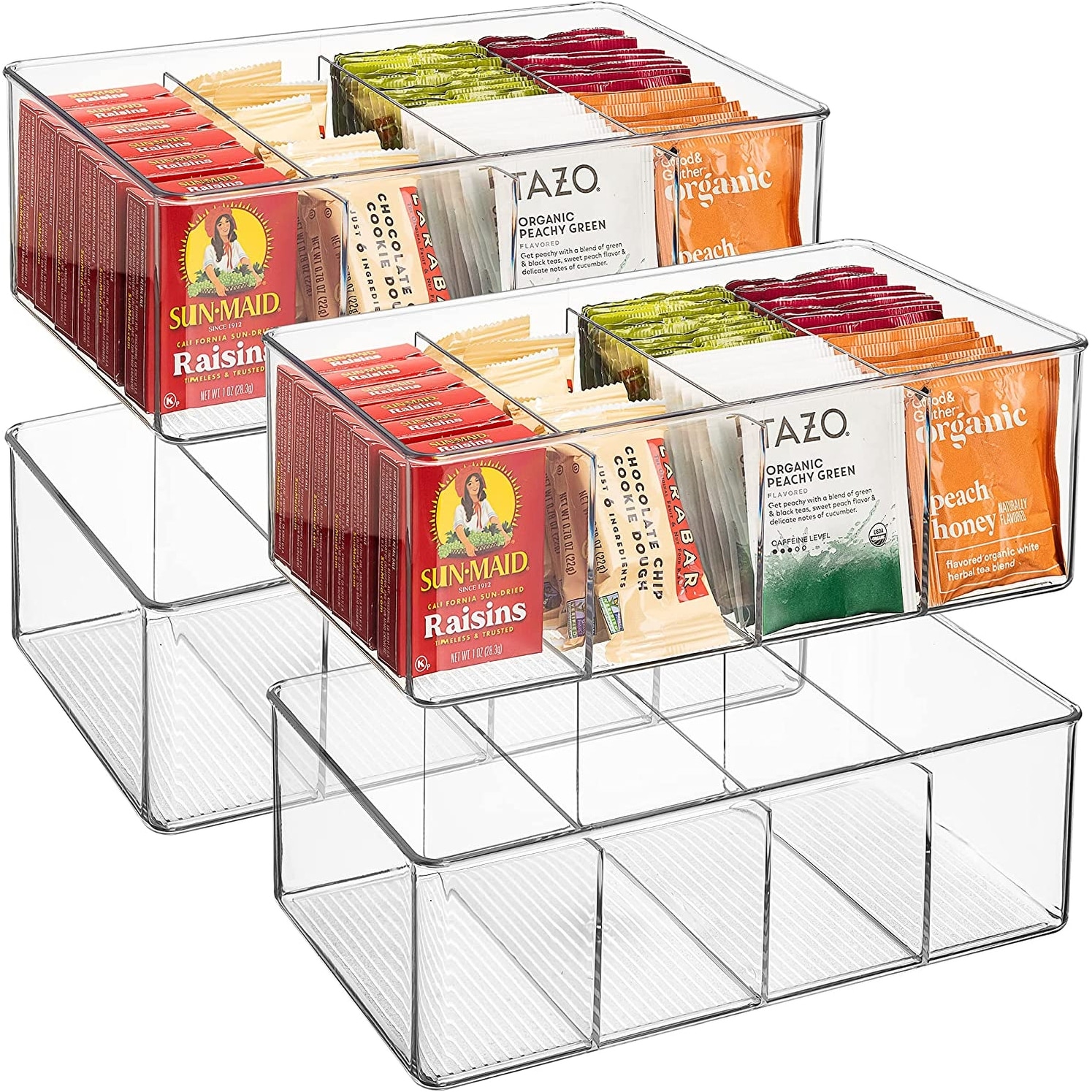 https://ak1.ostkcdn.com/images/products/is/images/direct/0d6ae94c078e5d2d5d15cdd419557dd289d12183/Sorbus-Storage-Bins-with-Dividers-for-Pantry-Food-%26-Kitchen-Fridge%2C-Clear-Design-%284-Pack%29.jpg
