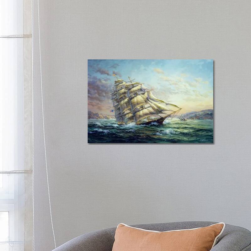 iCanvas "Clipper Ship Surprise" by Nicky Boehme Canvas Print