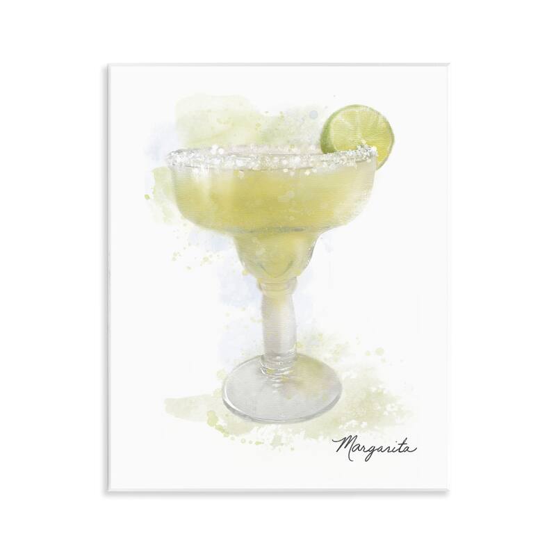 Stupell Soft Faded Margarita Wall Plaque Art Design By Matthew Piotrowicz - 11 x 14