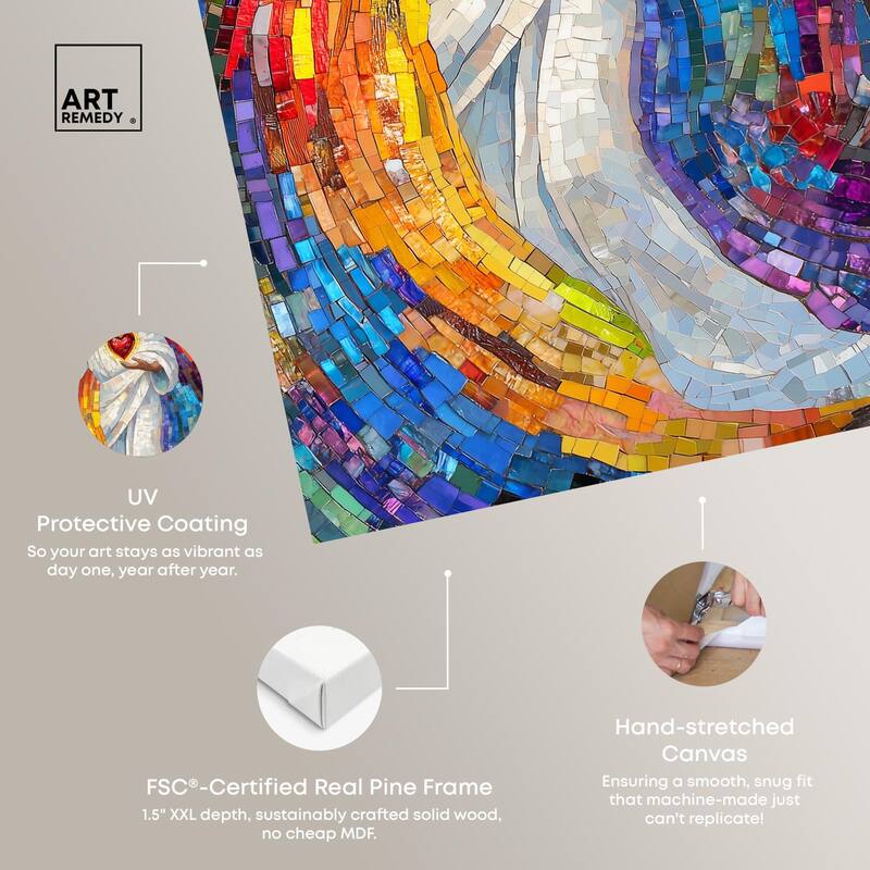 Blocks of Benediction II Canvas by Art Remedy, Gallery Wrapped