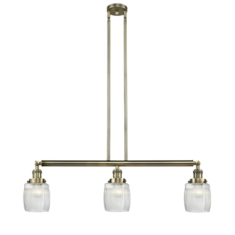 Innovations Lighting Colton 3 Light 38" Wide Linear Chandelier