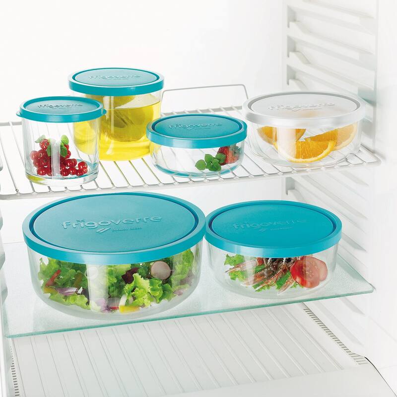 Bormioli Rocco Frigoverre 3 Piece Square Storage Container Set