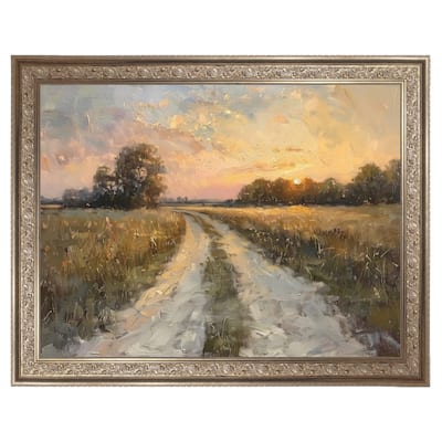Masterpiece Art Gallery| Country Roads by Petals Prints Design - Framed Canvas Art Print
