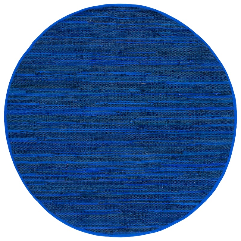 SAFAVIEH Handmade Rag Rug Sevim Casual Stripe Cotton Rug
