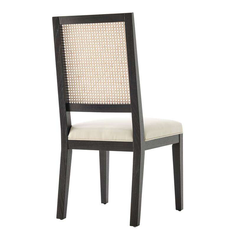 NPD Furniture Dover Faux Leather Dining Side Chair (Set of 2)