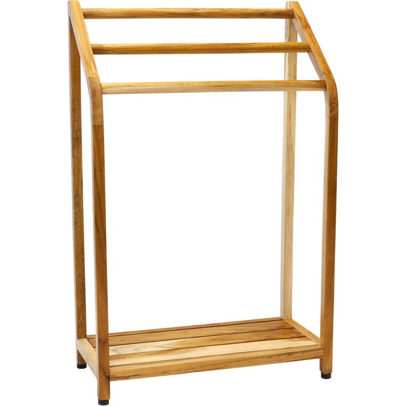 The Original Sula Versatile Teak Towel Rack - 3 Bars