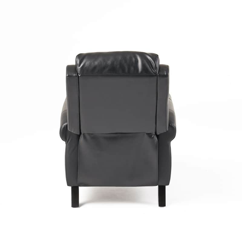 Haddan PU Leather Recliner Club Chair by Christopher Knight Home