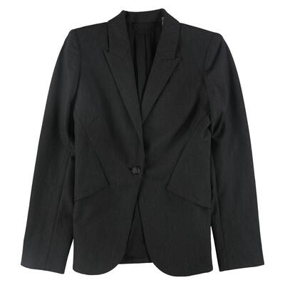 Elie Tahari Womens Allegra One Button Blazer Jacket,, Black, 10