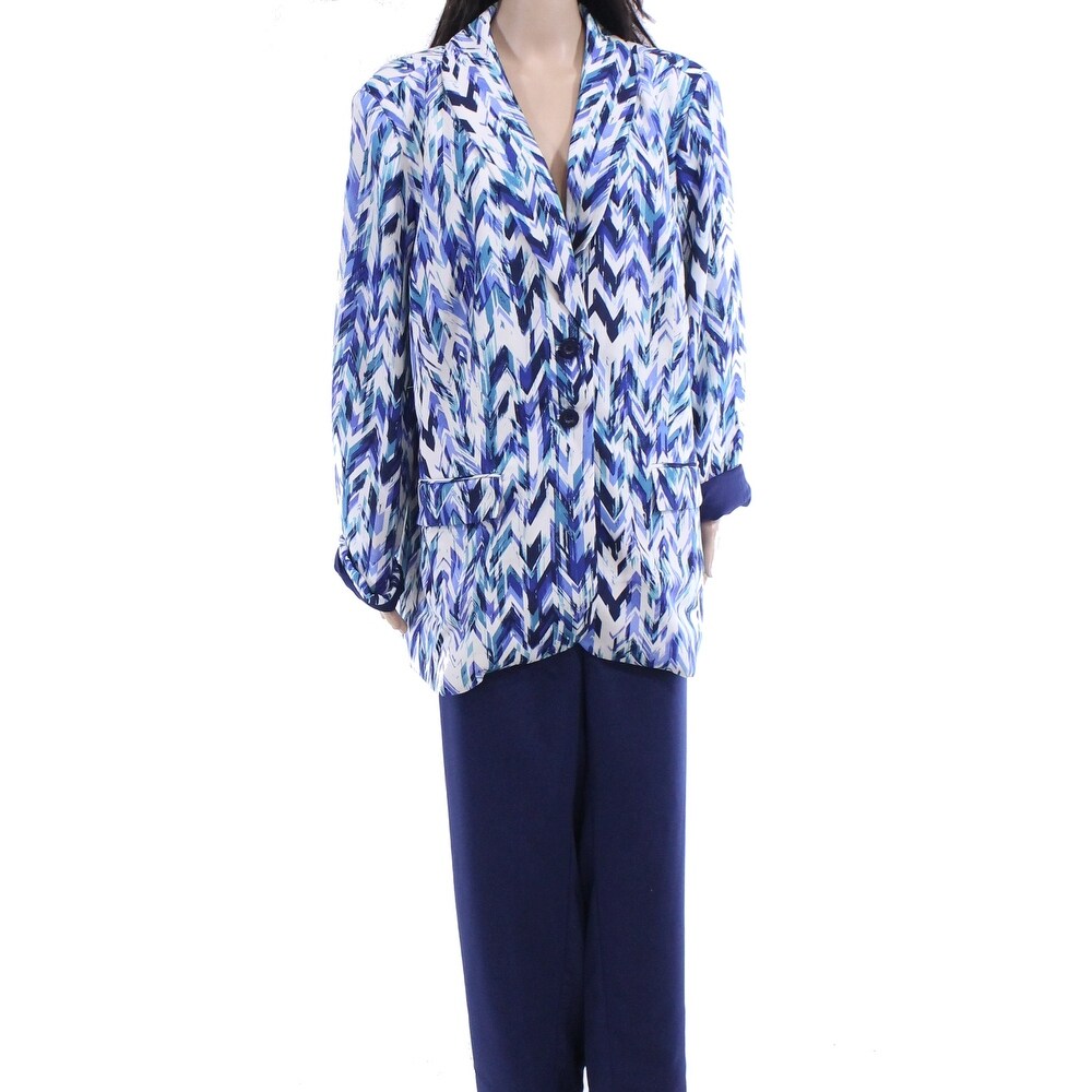 Jessica London Womens Plus Size Printed Jacket Dress