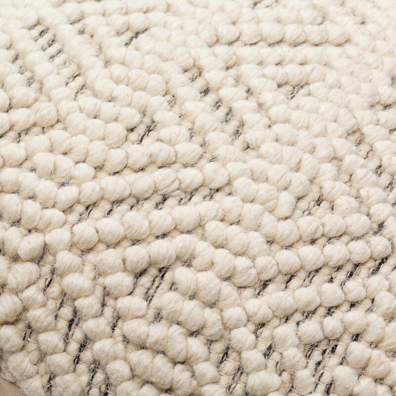 Liyana Textured Chevron Farmhouse Cottage Throw Pillow
