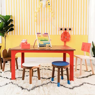 Taylor & Olive Marigold 42-inch Wood Veneer Kids Table