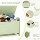 preview thumbnail 2 of 5, Wooden Toy Box Kids Large Trunk Chest Flip Top Storage Organizer