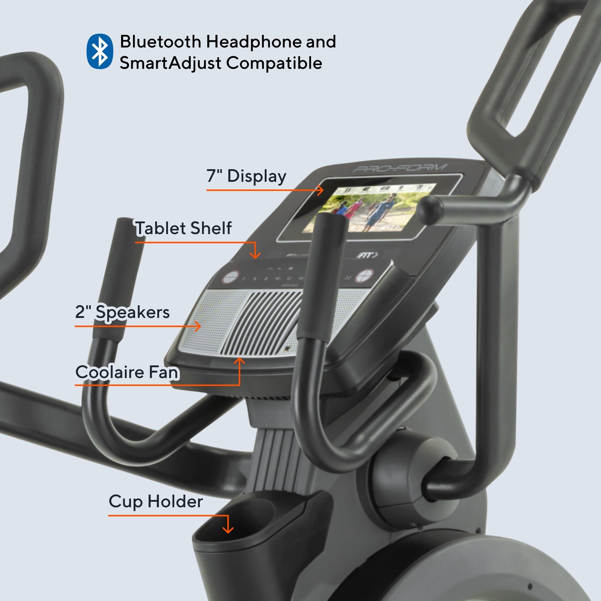 ProForm Trainer H7; iFIT-enabled Elliptical with 7