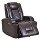 preview thumbnail 28 of 38, Power Motion Recliner with USB Charge Port and Cup Holder -PU Lounge chair for Living Room
