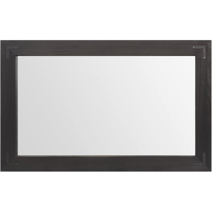 как выглядит Rustic Wooden Framed Wall Mirror, Natural Wood Bathroom фото