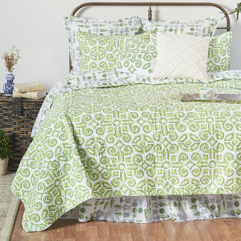 Colonial Williamsburg 26" x 26" Boxwood Abbey Euro Sham
