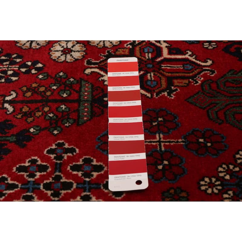 ECARPETGALLERY Hand-knotted Kayseri Vintage Red Wool Rug - 3'10 x 12'10