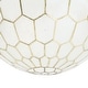 preview thumbnail 46 of 56, Capiz Honeycomb Globe Pendant Light