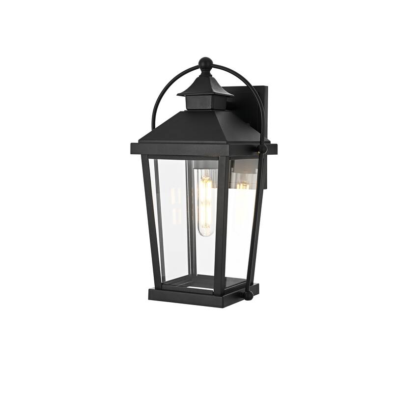 Kael Outdoor Wall sconce in Black