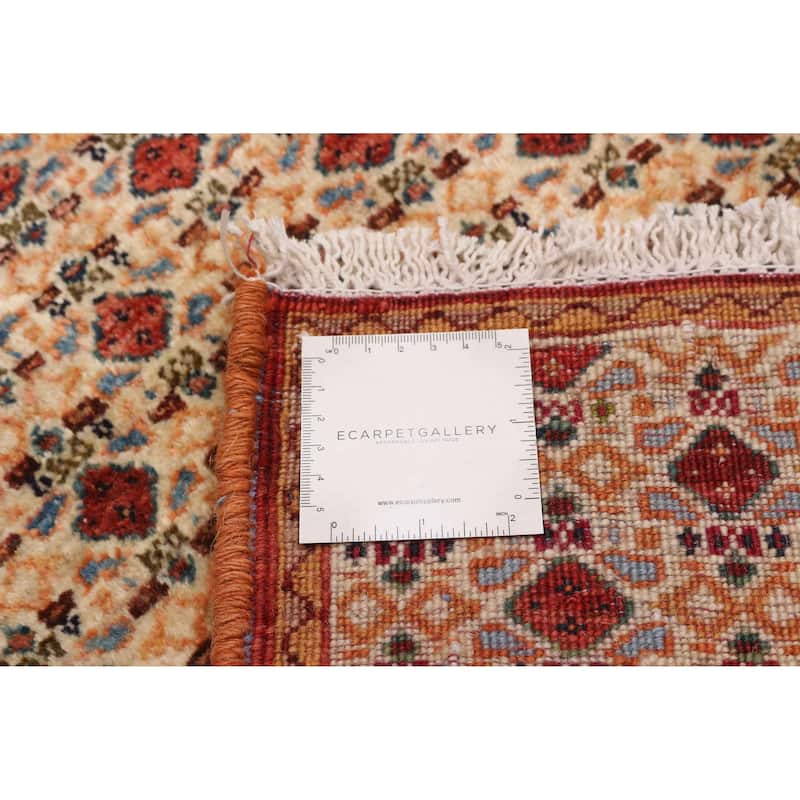 ECARPETGALLERY Hand-knotted Andelz Cream Wool Rug - 2'0 x 9'0