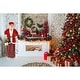 preview thumbnail 11 of 9, Fraser Hill Farm 58-In. Dancing Mrs. Claus with Basket, Life-Size Christmas Holiday Indoor Home Decoration