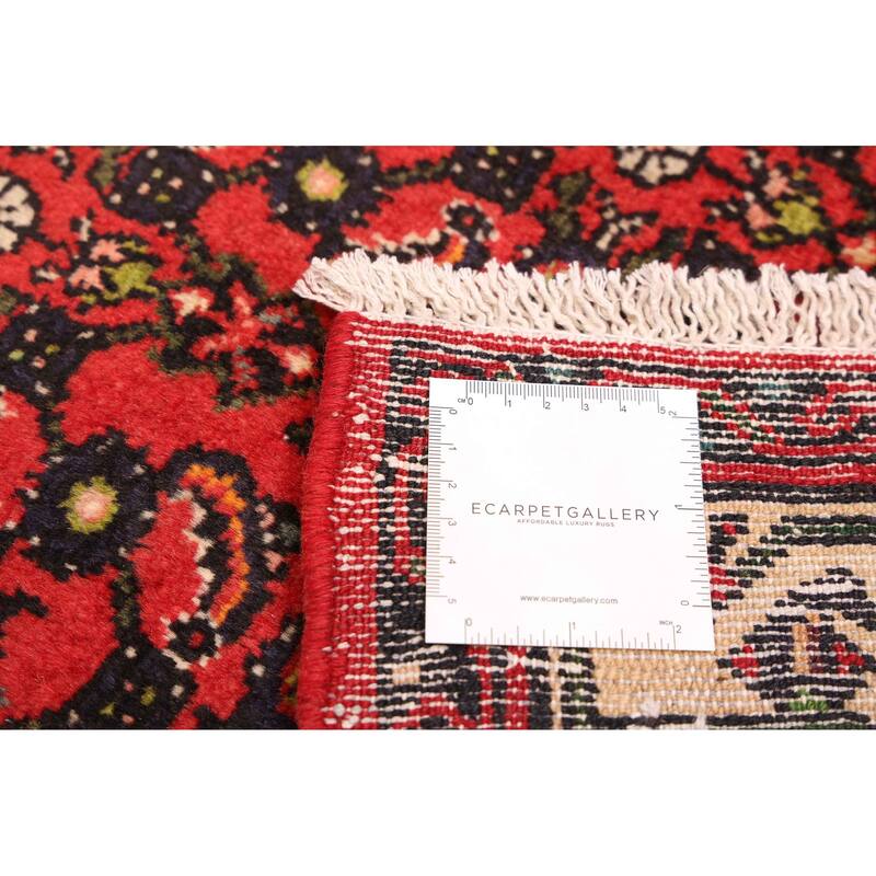 ECARPETGALLERY Hand-knotted Andelz Red Wool Rug - 3'7 x 4'11
