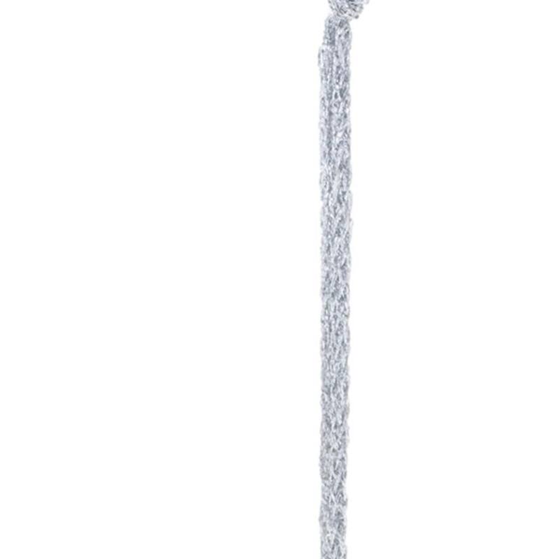 HomeRoots Set of Two Silver Metal Snowflake Shape Ornaments