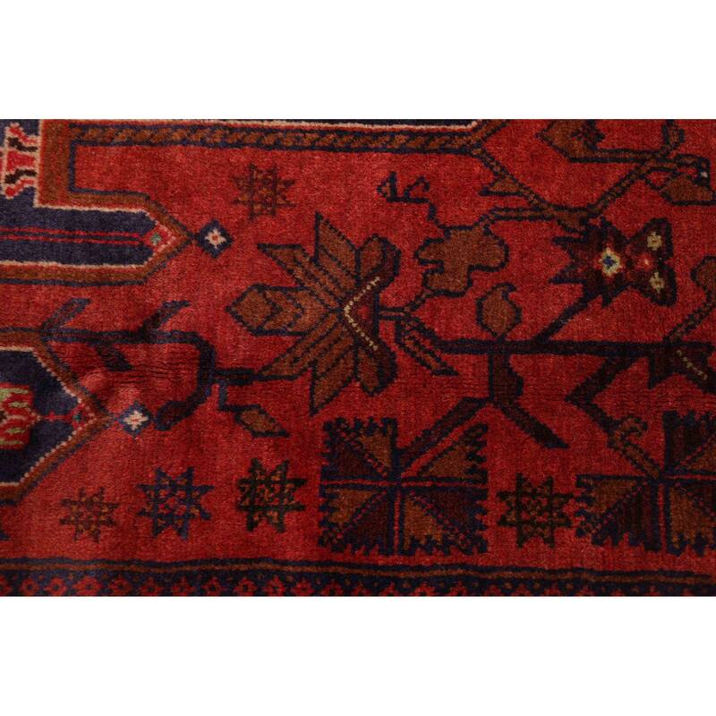 ECARPETGALLERY Hand-knotted Teimani Dark Copper Wool Rug - 3'8 x 6'7