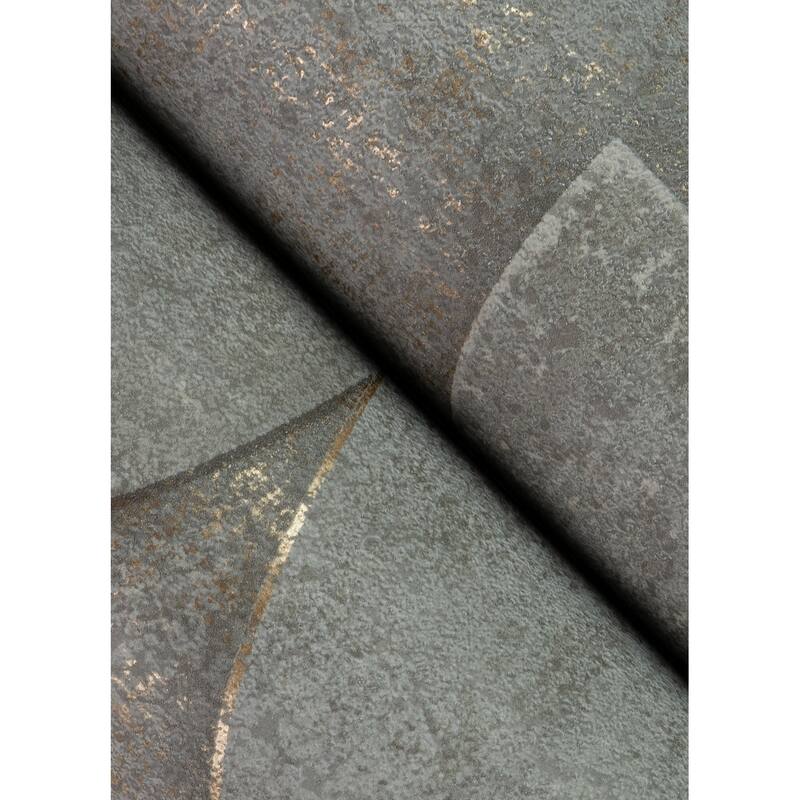 Advantage Addison Grey Retro Geo Wallpaper